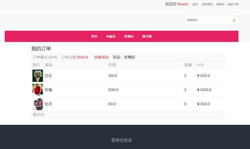 基于SSM框架的鲜花商城系统设计与实现